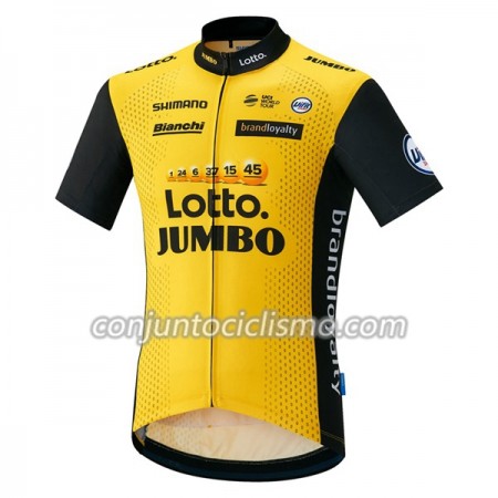 Maillot mangas cortas 2018 LottoNL-Jumbo N001